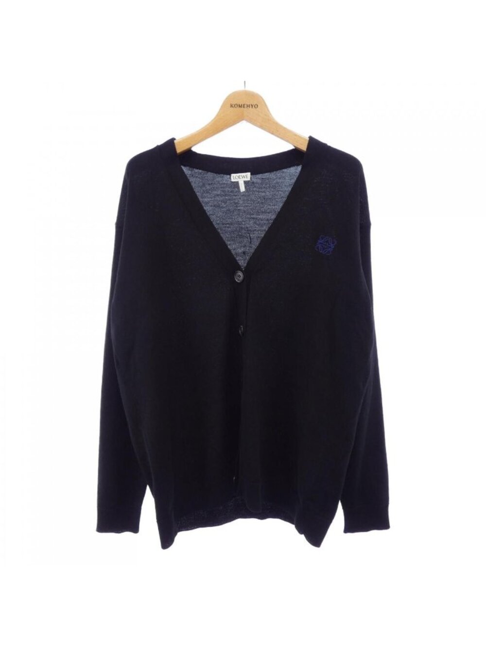 Loewe Anagram Cardigan Black